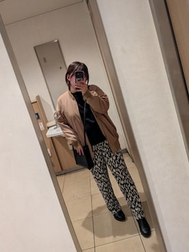 「DAISO（DAISO）のアイテム（バッグ）」を使った、asu🍋(復活)さん（レディース・152cm）の春コーディネート