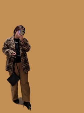 「Honeys（ハニーズ）のアイテム」を使った、asu🍋さん（レディース・152cm）の秋コーディネート