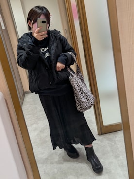 「アイテム（トートバッグ）」を使った、asu🍋(復活)さん（レディース・152cm・20代）の冬コーディネート