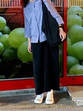 「UNIQLO（ユニクロ）のキャミソールワンピース（ワンピース）」を使った、ffmmさん（レディース・156cm）の冬コーディネート