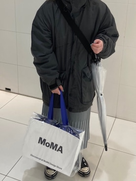 「Y's（ワイズ）のアイテム（スニーカー）」を使った、ffmmさん（レディース・156cm）の冬コーディネート
