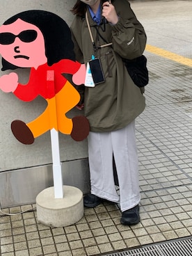 「GERRY（ジェリー）のアイテム（その他アウター）」を使った、ffmmさん（レディース・156cm）の秋コーディネート