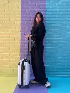 「韓国旅行」｜Annaさん（レディース・154cm）の夏コーディネート