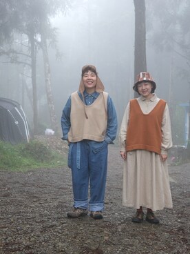 「oversize」｜「アイテム（その他トップス）」を使った、Haru🧓🏽さん（レディース・168cm）の秋コーディネート