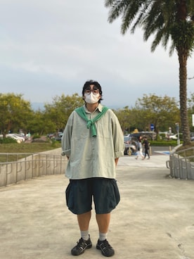 「KEEN（キーン）のアイテム（ブラック系）」を使った、Haru🧓🏽さん（レディース・168cm）の秋コーディネート