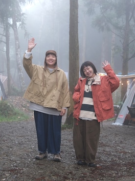 「oversize」｜「アイテム（その他シューズ）」を使った、Haru🧓🏽さん（レディース・168cm）の秋コーディネート