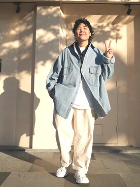 「oversize」｜Haru🧓🏽さん（レディース・168cm）の秋コーディネート