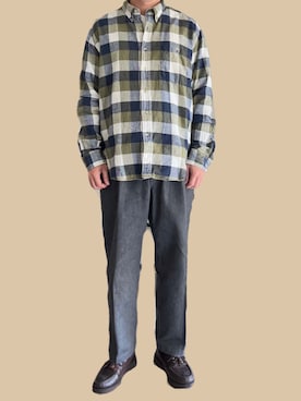 「Engineered Garments（エンジニアードガーメンツ）のアイテム」を使った、ネオちゃんさん（メンズ・176cm）の秋コーディネート