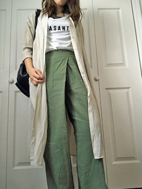 「カーキパンツ」｜Ayn_1D*さん（レディース・164cm・20代）の夏コーディネート