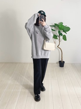 「Diosfront（ディオスフロント）のアイテム」を使った、ぬこさん（レディース・153cm）の春コーディネート