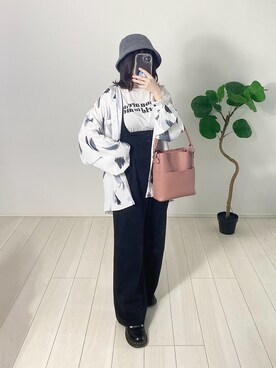「Naive magic（ナイーブマジック）のアイテム」を使った、ぬこさん（レディース・153cm）の冬コーディネート