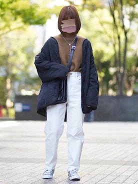 「Java（ジャバ）のアイテム」を使った、ぬこさん（レディース・153cm）の冬コーディネート