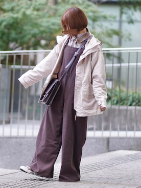「classicalelf（クラシカルエルフ）のアイテム（マウンテンパーカー）」を使った、ぬこさん（レディース・153cm）の秋コーディネート