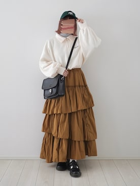 「shetila（シェティラ）のアイテム」を使った、ぬこさん（レディース・153cm）の秋コーディネート