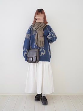「Naive magic（ナイーブマジック）のアイテム」を使った、ぬこさん（レディース・153cm）の秋コーディネート