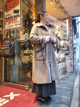 AYNさん（レディース・157cm）の冬コーディネート