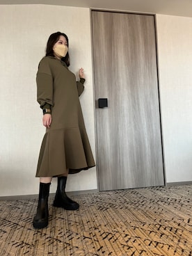 「RANDA（ランダ）のアイテム（ワンピース）」を使った、kuuさん（レディース・163cm）の秋コーディネート