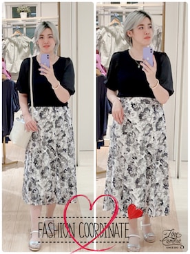 「美人百花掲載」｜YuRiさん（レディース・165cm）の夏コーディネート