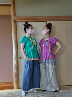 西川潤子旧姓庄司潤子さんのコーディネート