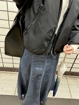 「earth music&ecology（アースミュージックアンドエコロジー）のアイテム」を使った、macaronさん（レディース・160cm）の秋コーディネート