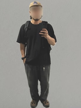 「アイテム（帽子）」を使った、あべしさん（メンズ・170cm）の夏コーディネート