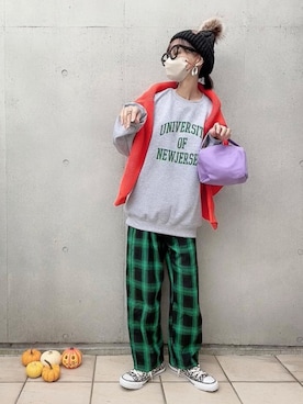 「bohmal」｜なな☺︎さん（レディース・155cm）の秋コーディネート