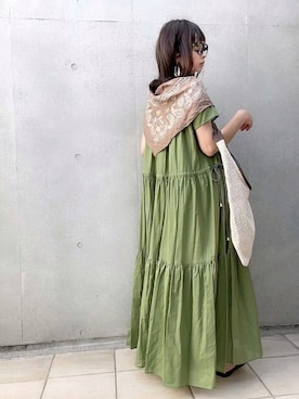 「アイテム（ウィッグ）」を使った、なな☺︎さん（レディース・155cm）の夏コーディネート