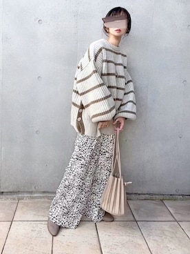 なな☺︎さん（レディース・155cm）の冬コーディネート