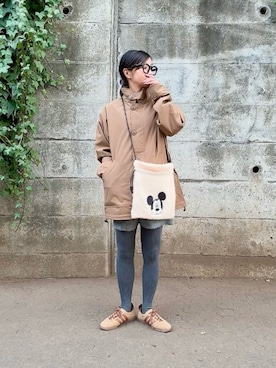 「Kastane（カスタネ）のアイテム」を使った、なな☺︎さん（レディース・155cm）の春コーディネート