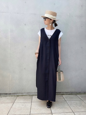 「kbf_ootd」｜「アイテム（アナログ腕時計）」を使った、なな☺︎さん（レディース・155cm）の夏コーディネート