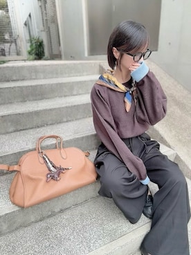 「アイテム（財布/小物）」を使った、なな☺︎さん（レディース・155cm）の秋コーディネート