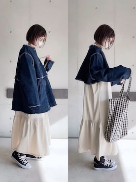 「INTERPLAY（インタープレイ）のアイテム（ワンピース/ドレス）」を使った、なな☺︎さん（レディース・155cm）の冬コーディネート