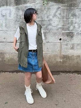 なな☺︎さん(レディース・155cm)の春コーディネート