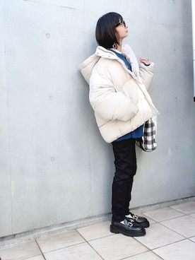 なな☺︎さん（レディース・155cm）の冬コーディネート