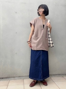 「オリエンタルトラフィック」｜「アイテム（アクセサリー）」を使った、なな☺︎さん（レディース・155cm）の夏コーディネート