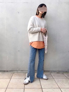 なな☺︎さん（レディース・155cm）の冬コーディネート