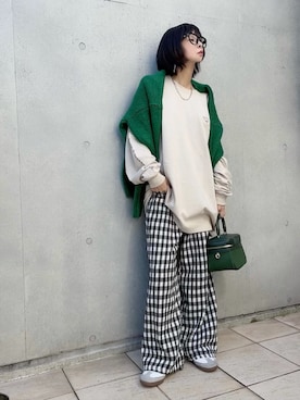 なな☺︎さん(レディース・155cm)の秋コーディネート