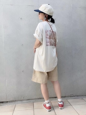 「OMNES Another Edition（オムネス アナザーエディション）のアイテム」を使った、なな☺︎さん（レディース・155cm）の夏コーディネート