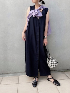 「chiiiibag」｜「アイテム（アクセサリー）」を使った、なな☺︎さん（レディース・155cm）の夏コーディネート