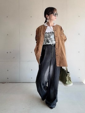 「アイテム（パンプス）」を使った、なな☺︎さん（レディース・155cm）の秋コーディネート