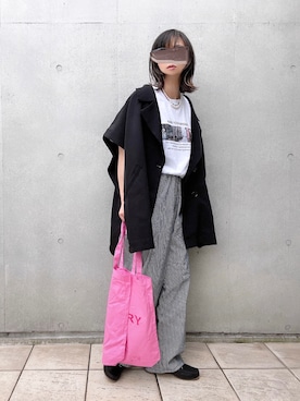 なな☺︎さん（レディース・155cm）の春コーディネート