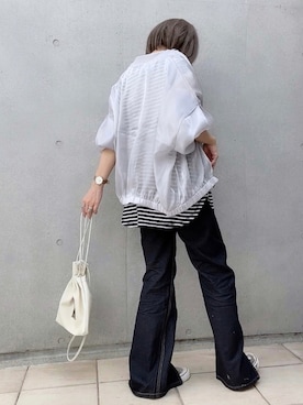「アイテム（ウィッグ）」を使った、なな☺︎さん（レディース・155cm）の夏コーディネート