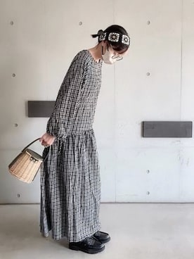 「春服デビュー宣言」｜「アイテム（モカシン/デッキシューズ）」を使った、なな☺︎さん（レディース・155cm）の春コーディネート