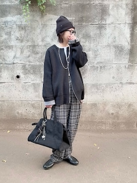 「アイテム（バッグ）」を使った、なな☺︎さん（レディース・155cm）の冬コーディネート