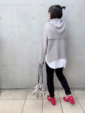 なな☺︎さん(レディース・155cm)の冬コーディネート