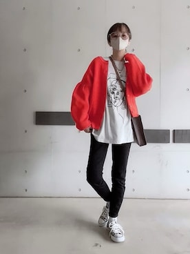 なな☺︎さん（レディース・155cm）の春コーディネート