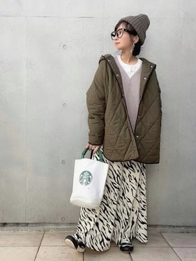 「OMNES Another Edition（オムネス アナザーエディション）のアイテム」を使った、なな☺︎さん（レディース・155cm）の秋コーディネート