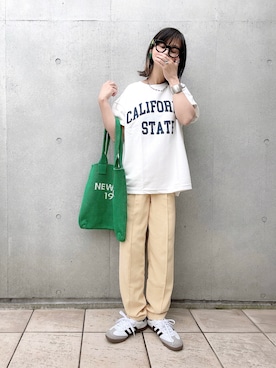 なな☺︎さん（レディース・155cm）の春コーディネート