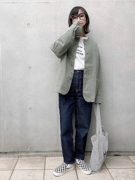 なな☺︎さん（レディース・155cm）の春コーディネート