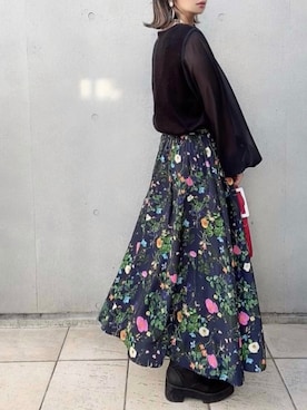 なな☺︎さん（レディース・155cm）の冬コーディネート